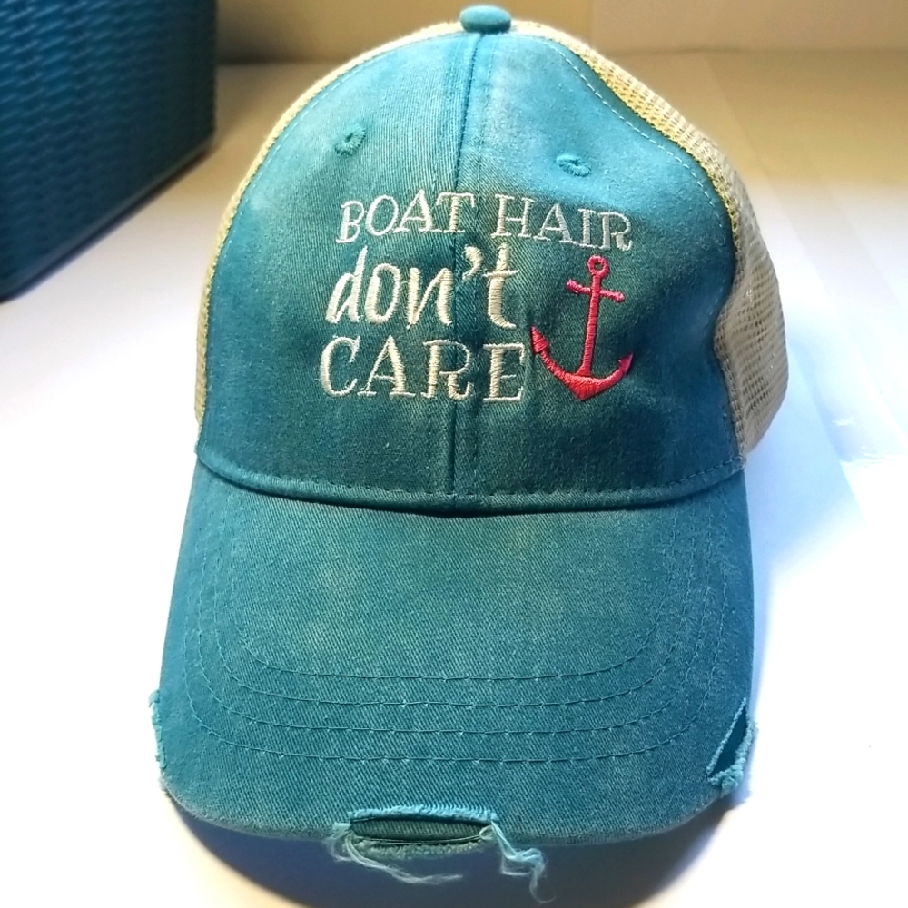 Adams distressed women's hat
